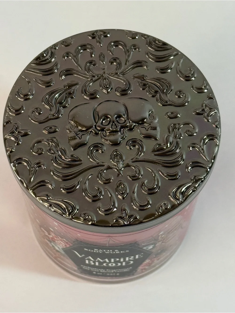 Bath & Body Works VAMPIRE BLOOD single wick candle NEW Jasmine Plum Strawberry